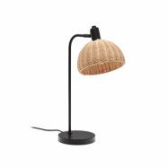 KAVE HOME Damila bordslampa i rotting och svart metall