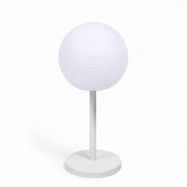 LAFORMA Dinesh bordslampa, sladdlös - vit polyeten och vitt stål