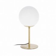 KAVE HOME Mahala Bordslampa - Vitt Glas och Mässingsstål