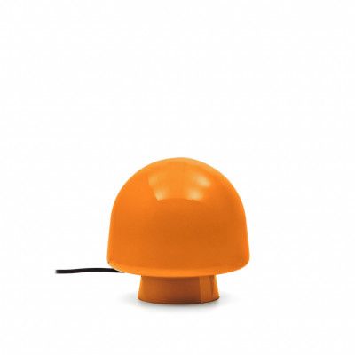 KAVE HOME Reig bordslampa, rund - orange glas (Ø20)