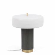 KAVE HOME Serenella bordslampa - vit, grön och guld metall