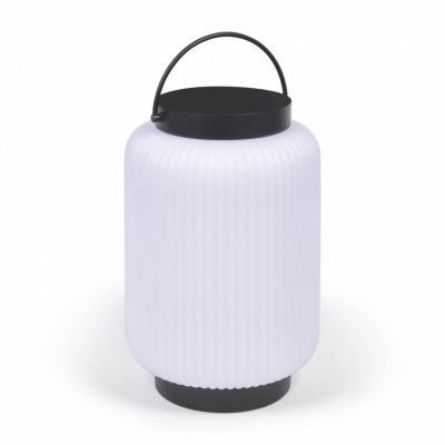 KAVE HOME Verona bordslampa - vit polyeten och svart järn