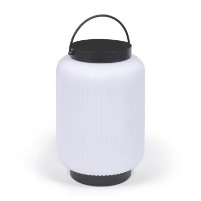 KAVE HOME Verona bordslampa - vit polyeten och svart järn