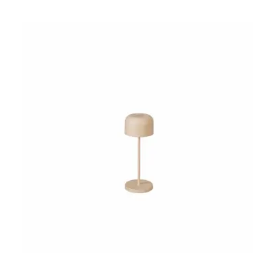 Lille mini bordslampa usb 2200K/2700K dimbar Sand