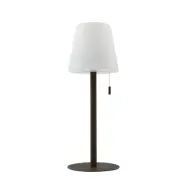 Lindby - Azalea LED Portable Bordslampa IP44 Vit/Brun