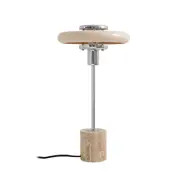 Lindby - Branford bordslampa beige travertin 46 cm