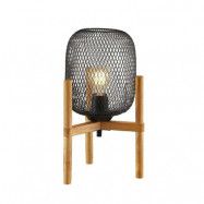 Lindby - Djuna Bordslampa Black/Wood