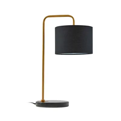 Lindby - Hillary Bordslampa Svart/Guld