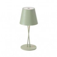 Lindby - Janea Cross Portable Bordslampa Dim. IP54 Grön