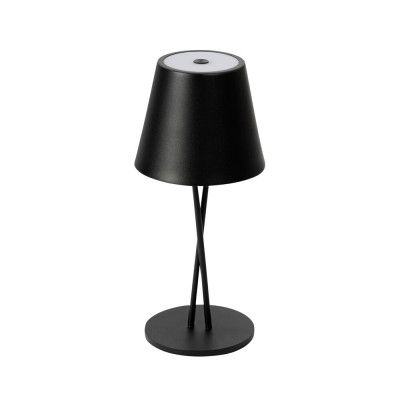 Lindby - Janea Cross Portable Bordslampa Dim. IP54 Svart