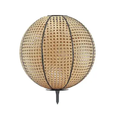 Lindby - Lemark Portable Solcelle Lampa w/Spike Bamboo