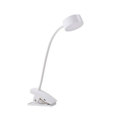 Lindby - Maori LED Portable Bordslampa w/Klämma Vit