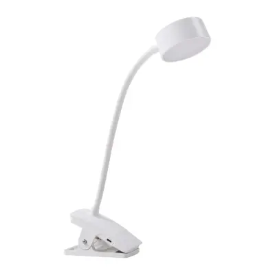 Lindby - Maori LED Portable Bordslampa w/Klämma Vit