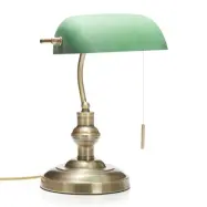 Lindby - Milenka Bordslampa Brass/Green