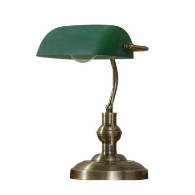 Lindby - Milenka Bordslampa Brass/Green