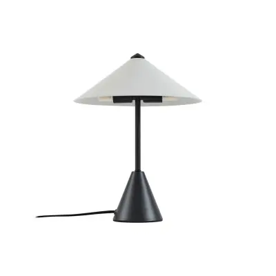 Lindby - Norvik bordslampa, svart/grå, höjd 35 cm, metall