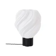 Lindby - Nuvia bordslampa, höjd 39,1 cm, vit, 3D-tryck –