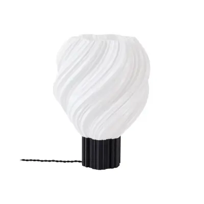 Lindby - Nuvia bordslampa, höjd 39,1 cm, vit, 3D-tryck –