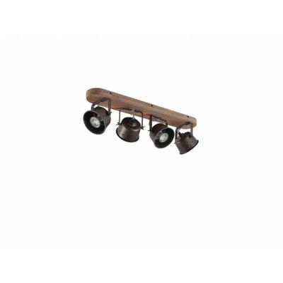 Lindby - Rubinjo 4 PlafondWood/Black
