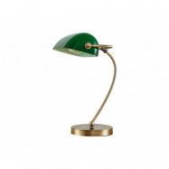 Lindby - Selea Bordslampa Glossy Green/Brass