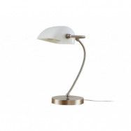 Lindby - Selea Bordslampa White/Satin Nickel