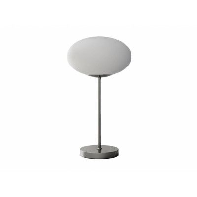 Lindby - Sonika Bordslampa Satin H53 Nickel/Opal White