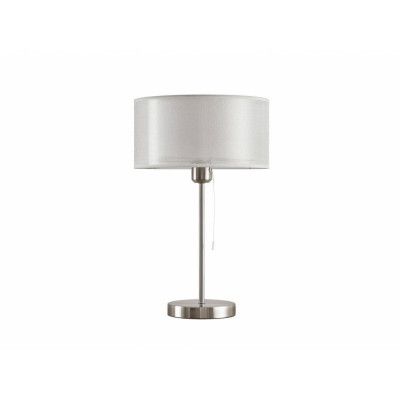 Lindby - Taxima Bordslampa Satin Nickel/White