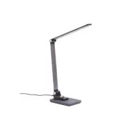 Valtaris LED Bordslampa CCT Metallic/Black - Lindby - Arbetsrum / hemkontor - Modern - Plast - Med en ljuskälla