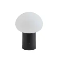 Lindby - Zelie Portable Bordslampa IP44 Svart/Vit