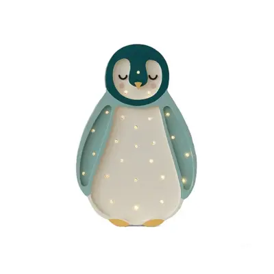 Little Lights Baby Penguin Bordslampa, Teal