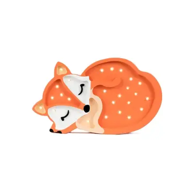 Little Lights Fox Bordslampa, Wild Orange