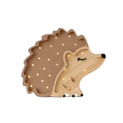 Little Lights Hedgehog Bordslampa, Autumn Brown