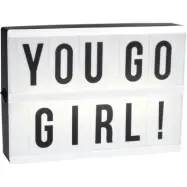 Ljuslåda A5 LED vägg/bordslampa, vit 21cm