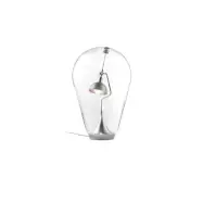 Lodes - Blow LED Bordslampa 3-step Dim. Chrome/Clear