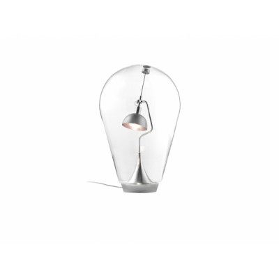 Lodes - Blow LED Bordslampa 3-step Dim. Chrome/Clear