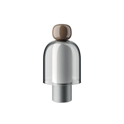 Lodes - Easy Peasy ToGo Bordslampa Chestnut Brown/Grey/Palladium