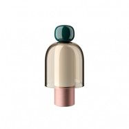 Lodes - Easy Peasy ToGo Bordslampa Kelp Green/Honey/Rose Gold