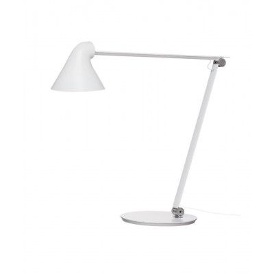 Louis Poulsen - NJP bordslampa med fot, vit, 2 700 K –