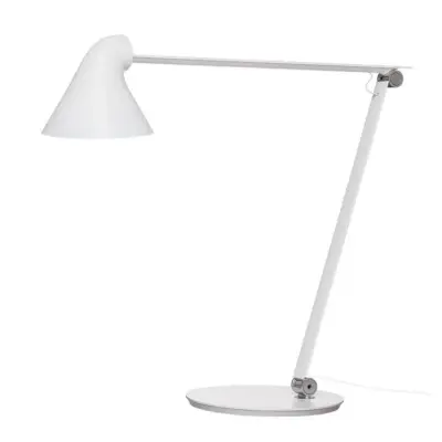 Louis Poulsen - NJP bordslampa med fot, vit, 2 700 K –