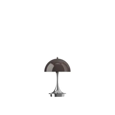 Louis Poulsen Panthella 160 Portabel bordslampa Chrome Opal Brown V3