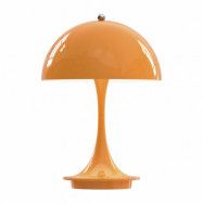 Louis Poulsen Panthella 160 portable bordslampa metall Orange