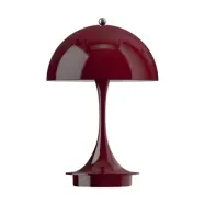 Louis Poulsen Panthella 160 portable bordslampa Opaque burgundy