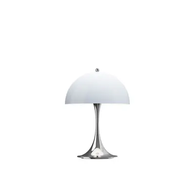 Louis Poulsen Panthella 250 Portabel bordslampa Chrom Opal Blugrey V3