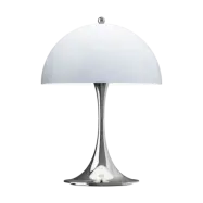 Louis Poulsen Panthella 250 portabel bordslampa Chrome opal blue grey