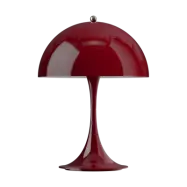 Louis Poulsen Panthella 250 portabel bordslampa Opaque burgundy