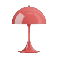 Louis Poulsen Panthella 250 portabel bordslampa Opaque coral