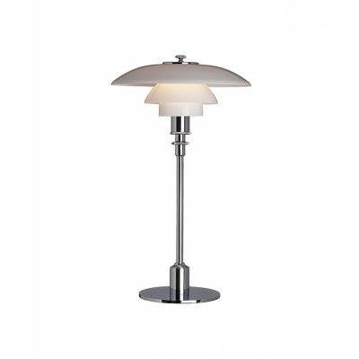 Louis Poulsen - PH 2/1 Bordslampa High-Gloss Chrome-Plated
