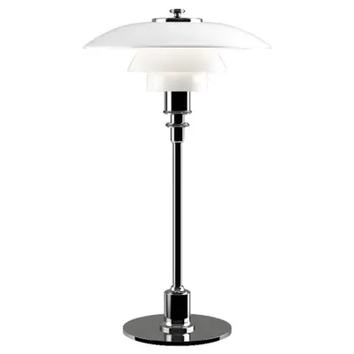 Louis Poulsen - PH 2/1 Bordslampa High-Gloss Chrome-Plated