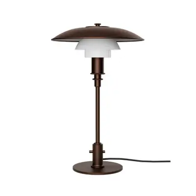 Louis Poulsen - PH 3/2 Bordslampa Aged Brass/Opal Glass