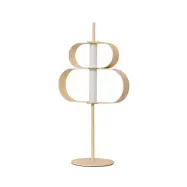 Lucande - Audrina LED Bordslampa Dim. Beige
